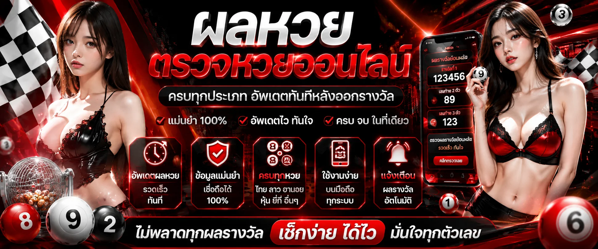 ตารางผลหวยและหวยออนไลน์ทุกประเภทใน GARENA777